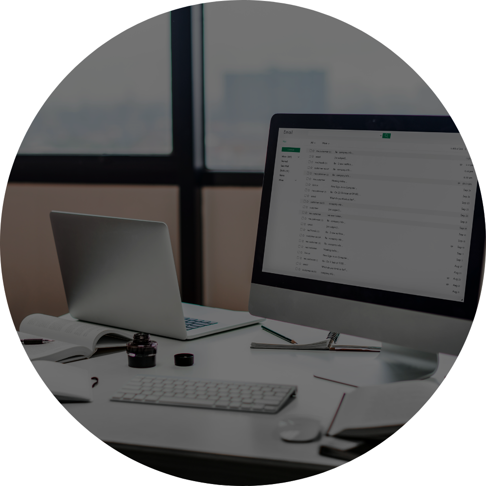 ip management software on desktop computer